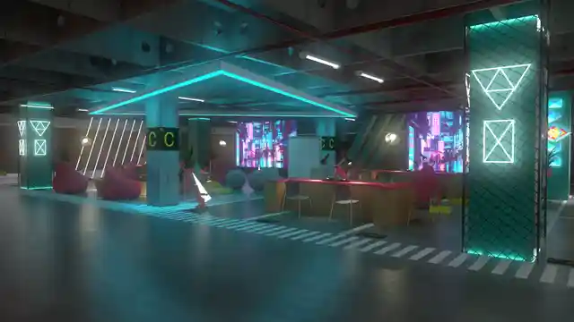 Hacker basement illustration