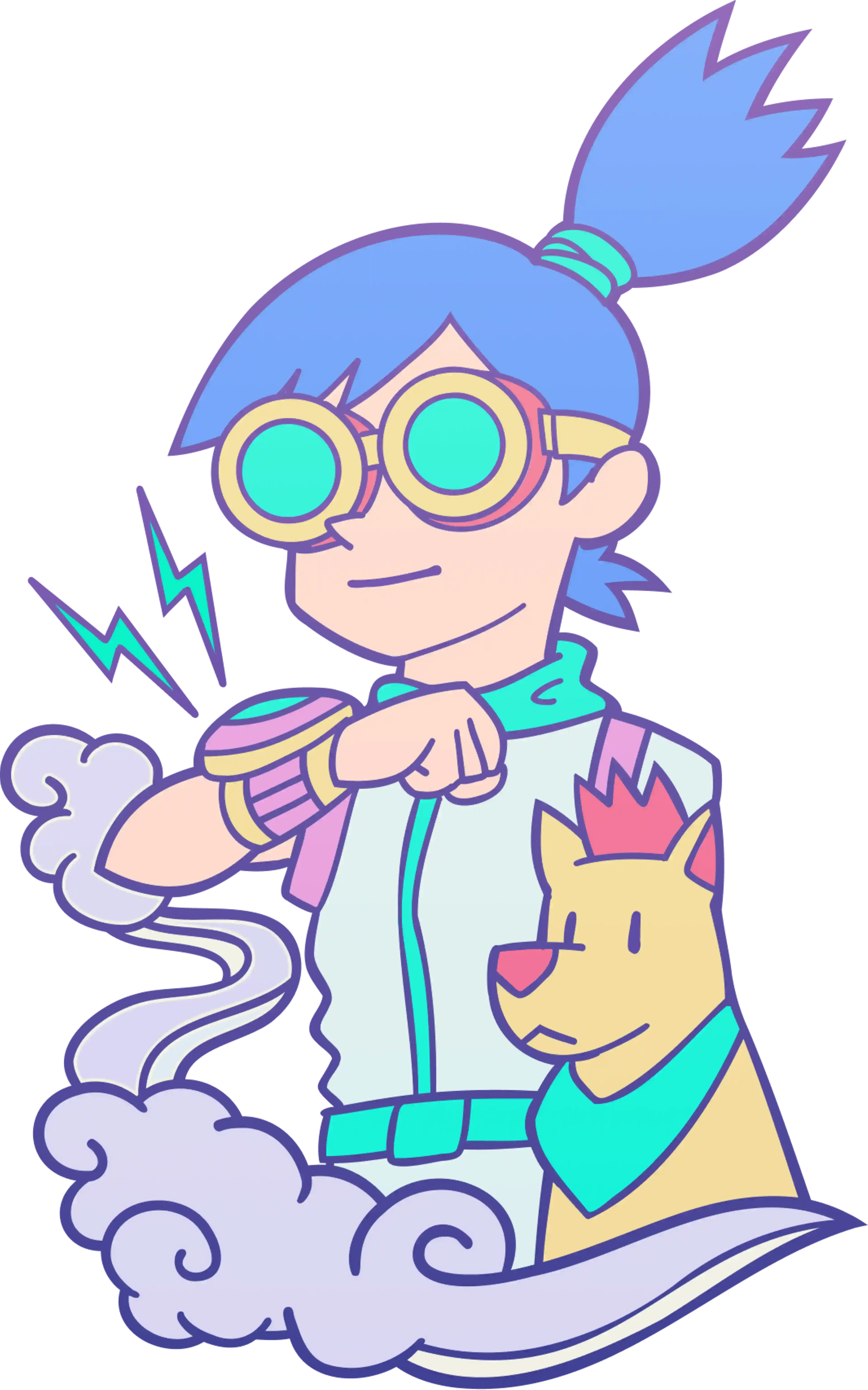 Lyra and dog